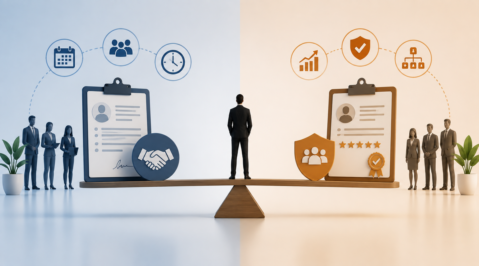 Contract staffing
